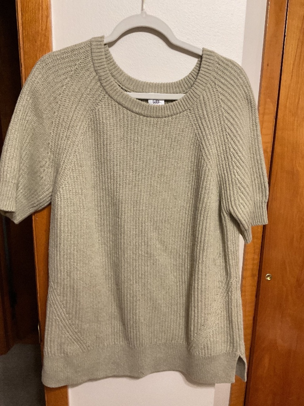 CAbi short sleeve sweater